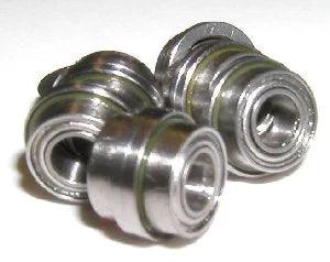 10-Pack Flanged Bearings SFR166ZZ 3/16x3/8x1/8 inch Shielded Bearings