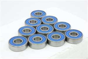 10-Pack Sealed Bearing R144-2RS 1/8" x 1/4" x 7/64" - Miniature Bearing