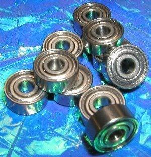 10-Pack R156ZZ Bearings 3/16" x 5/16" x 1/8" - Miniature