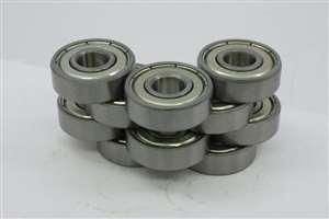 10-Pack Bearings R2AZZ 1/8" x 1/2x11/64 inch Miniature Bearings