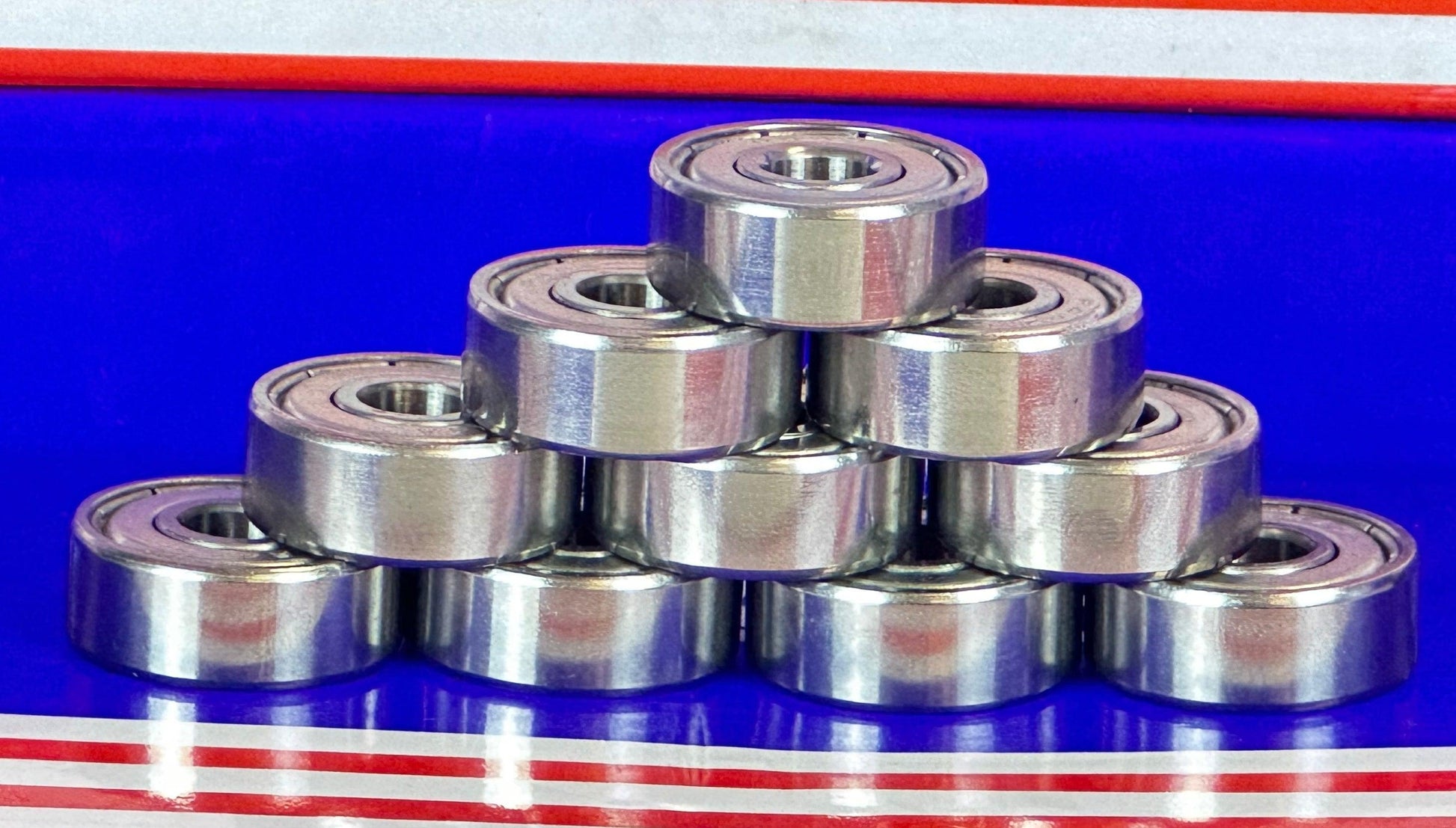 10-Pack R4AZZ Bearings 1/4" x 3/4" x 9/32" - Miniature