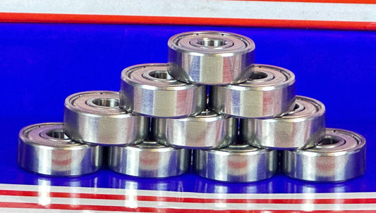 10-Pack R4AZZ Bearings 1/4" x 3/4" x 9/32" - Miniature
