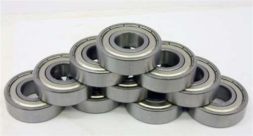 10-Pack Unflanged Shielded Slot Car Bearing 1/8" x 1/4" Bearings