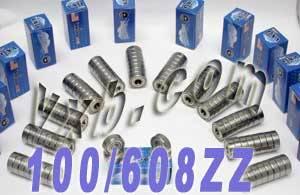 100-Pack inline/Rollerblade Skateboard/Fidget Bearings Shielded