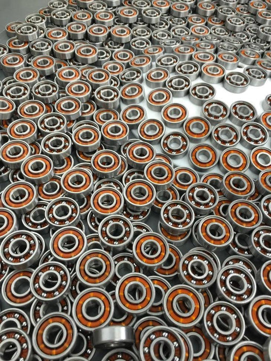 100-Pack Skate Ball Bearings - Nylon Cage - Open