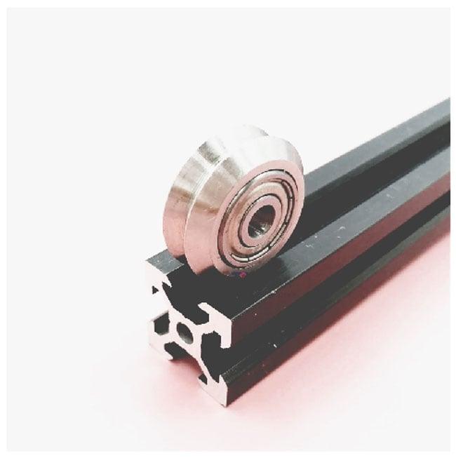 1000mm Black V-Slot Aluminum Extrusion Profile Linear Motion Guideway - 5x24x10mm Track V-Slot Profile Bearing
