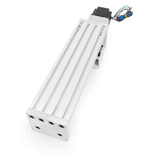 100mm Stroke CNC Linear Stage Motion Actuator X Y Z Axis Linear Slide Rail Aluminum Alloy Cross Sliding Table Linear Rail Guide SFU1605 Ballscrew+Nema23 57 Stepper Motor for CNC