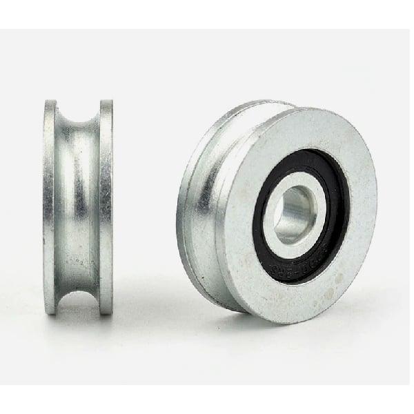 10mm Bore Bearing - 40mm Steel Wire Rope Cable Track Pulley 10x40x12.5mm