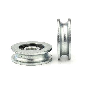 10mm Bore Bearing - 40mm Steel Wire Rope Cable Track Pulley 10x40x12.5mm