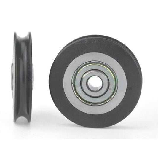 10mm Bore Bearing - 60mm Steel Wire Rope Cable Track Pulley 10x60x9mm