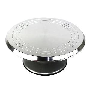 12" Aluminum Pizza Serving Lazy Susan - Ball Bearing
