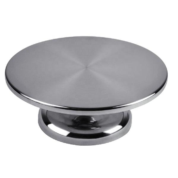 12" Commercial Stainless Steel Cake Making Lazy Susan
