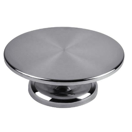 12" Commercial Stainless Steel Cake Making Lazy Susan