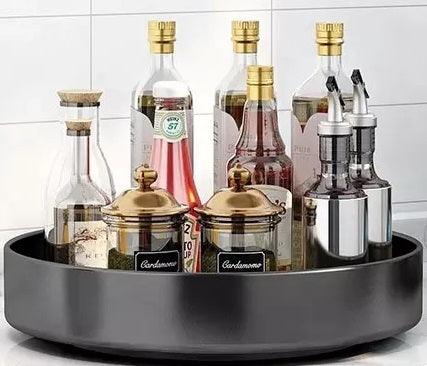 12" Stainless Steel Lazy Susan Turntable Organizer