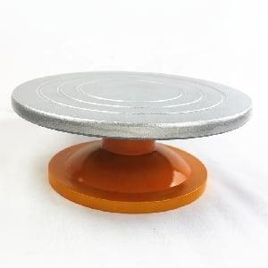12" Steel-Plastic Lazy Susan Pizza Serving Turntable Ball Bearing