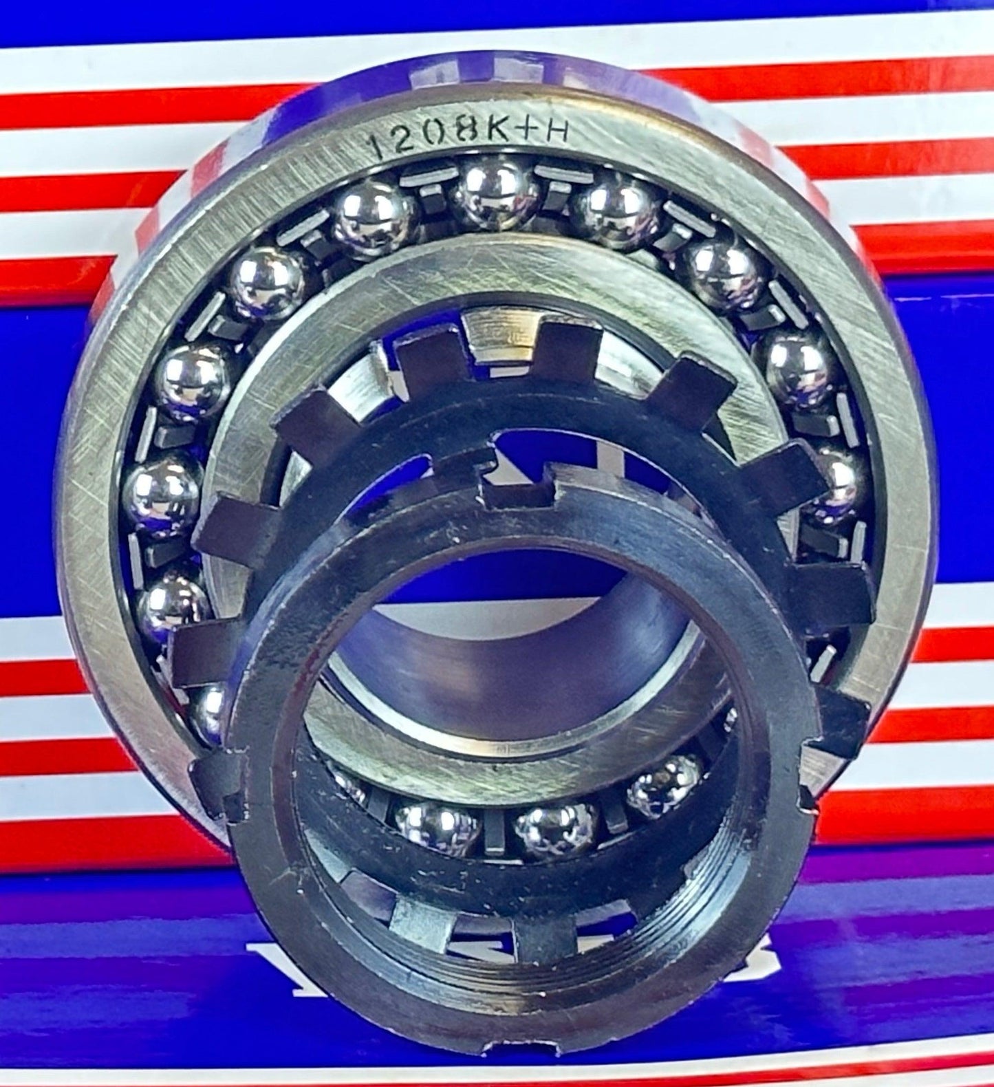 1208K+H Tapered Self Aligning Ball Bearing - Adapter Sleeve 35x80x18mm