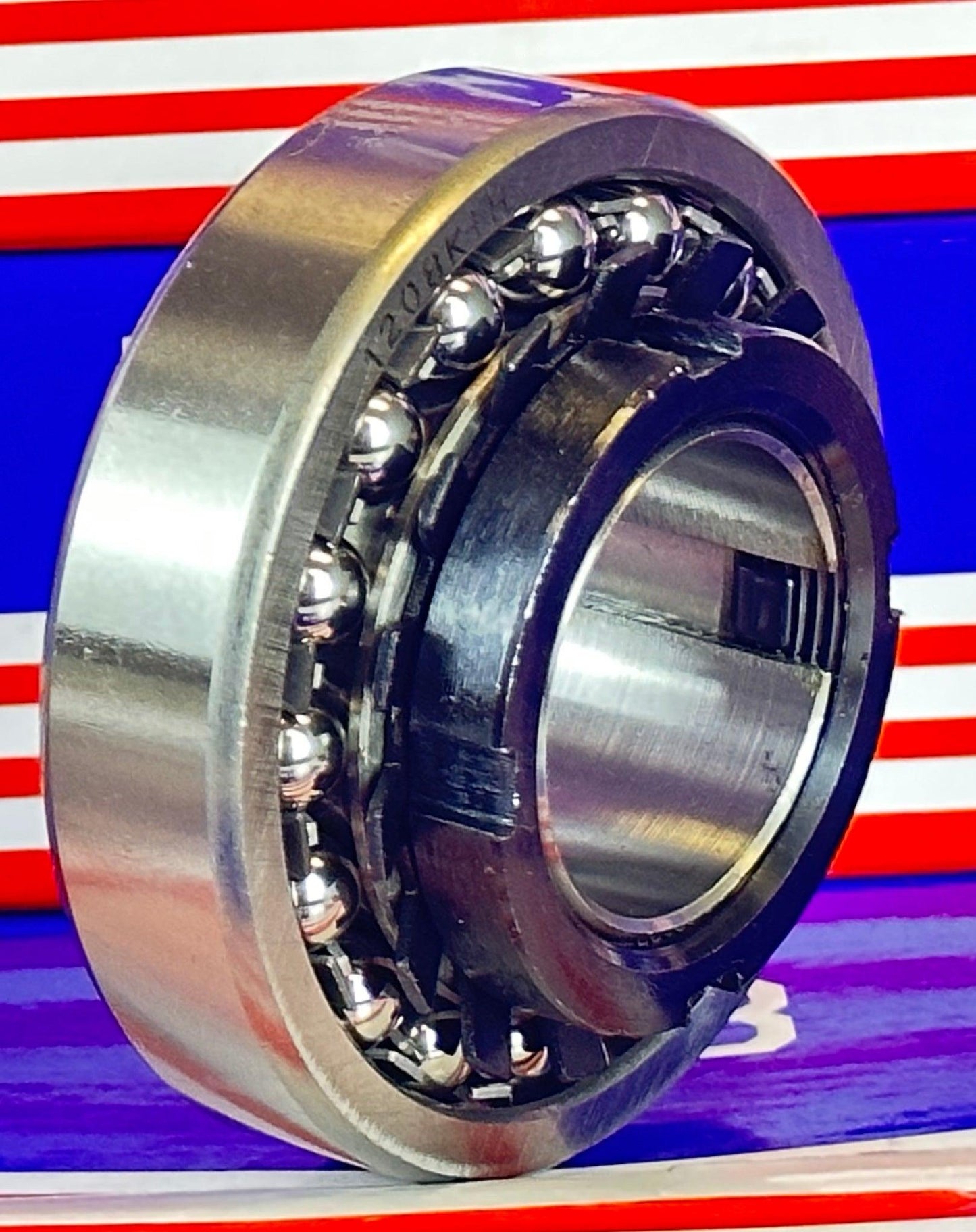 1208K+H Tapered Self Aligning Ball Bearing - Adapter Sleeve 35x80x18mm