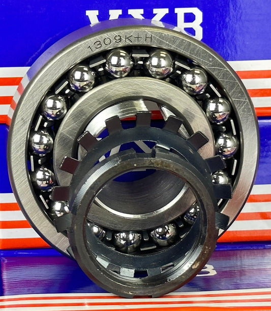 1309K+H Tapered Self Aligning Ball Bearing - Adapter Sleeve 40x100x25mm