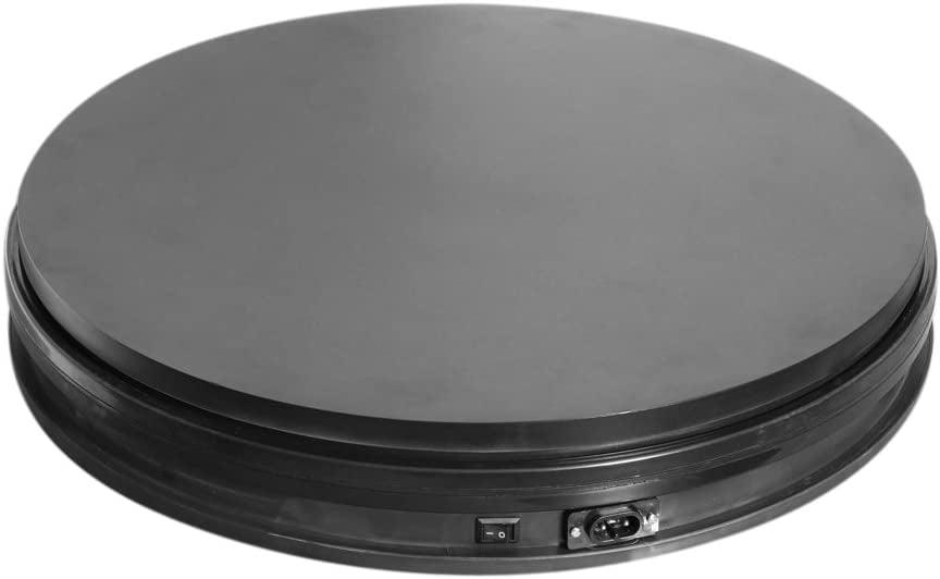 14" Electric Turntable Motorized Rotating Display Stand 110Lb max Loading Black