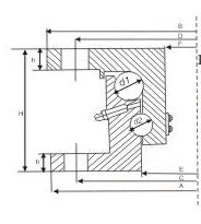 15 Ton Heavy Duty 44 inch Diameter Extra Large Turntable Bearing