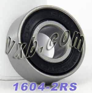 1604-2RS Sealed Bearing 3/8x7/8x11/32 inch Miniature