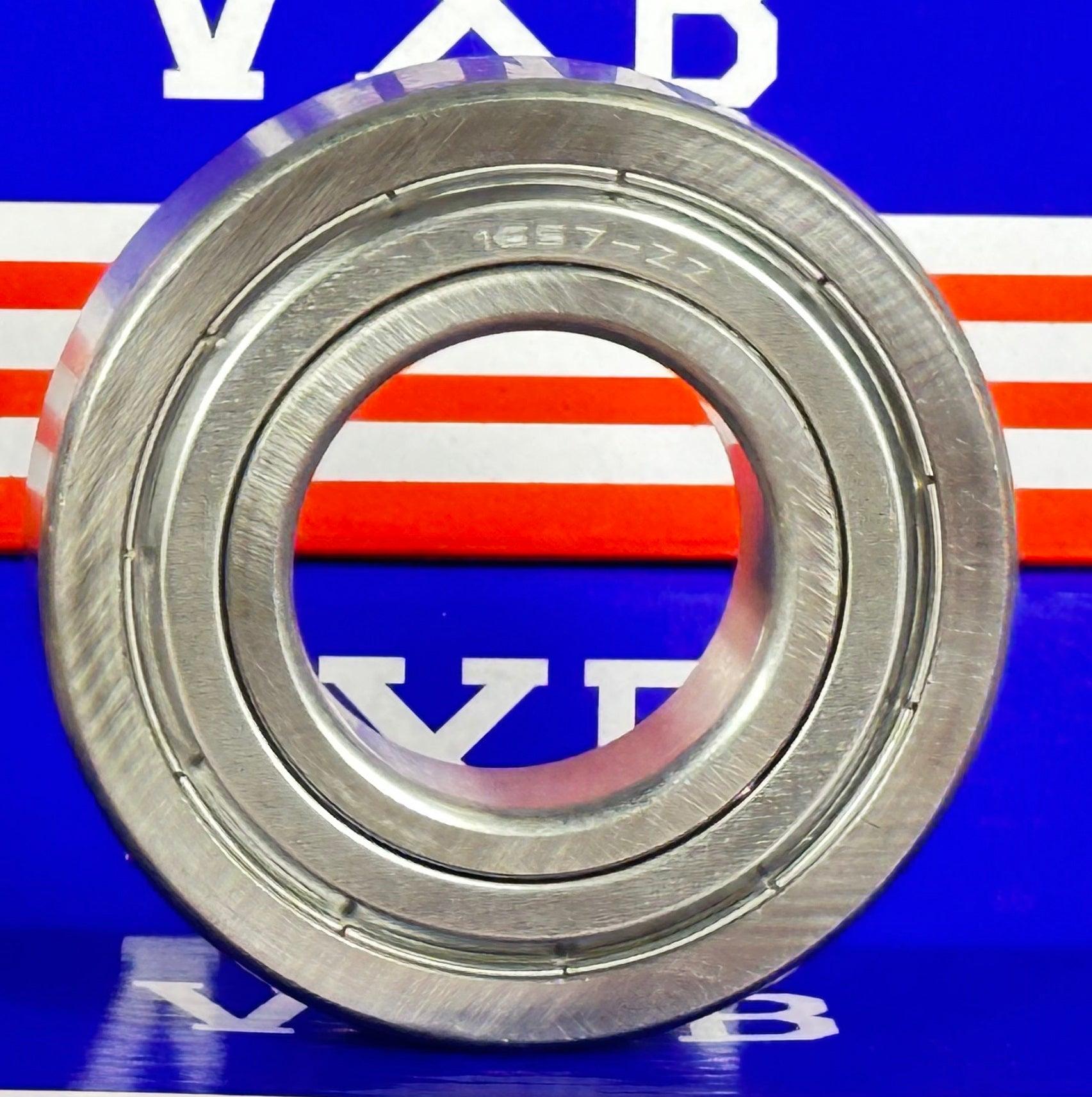 1657ZZ Bearing 1 1/4x2 9/16x11/16 inch Shielded