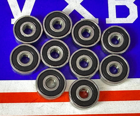10-Pack 623-2RS Bearings 3x10x4 Miniature Ball Bearing