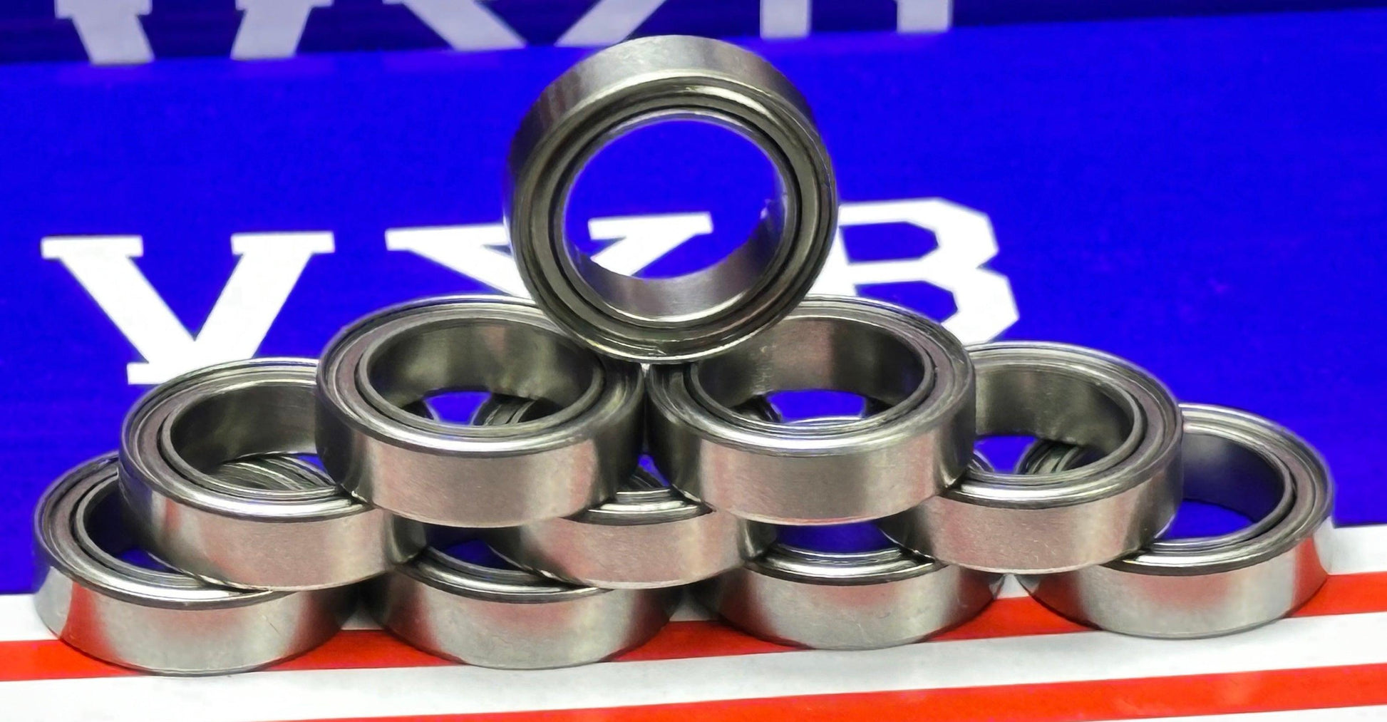 10-Pack S6700ZZ Stainless Steel Shielded 10x15x4 Bearing