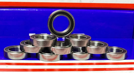 10-Pack Sealed Bearing R1038-2RS 3/8x5/8x5/32 inch Miniature Bearing