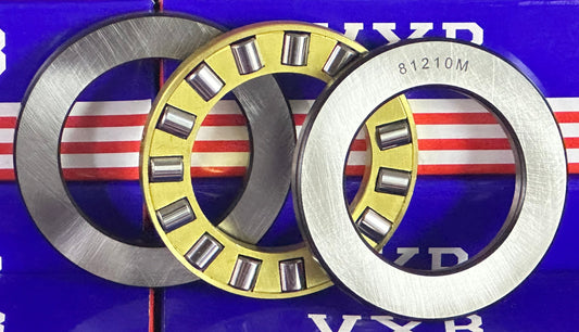 81210M Cylindrical Roller Thrust Bearing 50x78x22mm - Bronze Cage