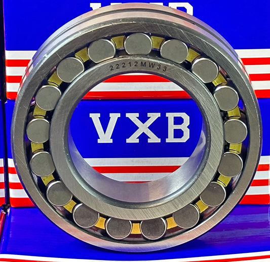 22212 MW33 Spherical Roller Bearing 60x110x28 Spherical Bearing