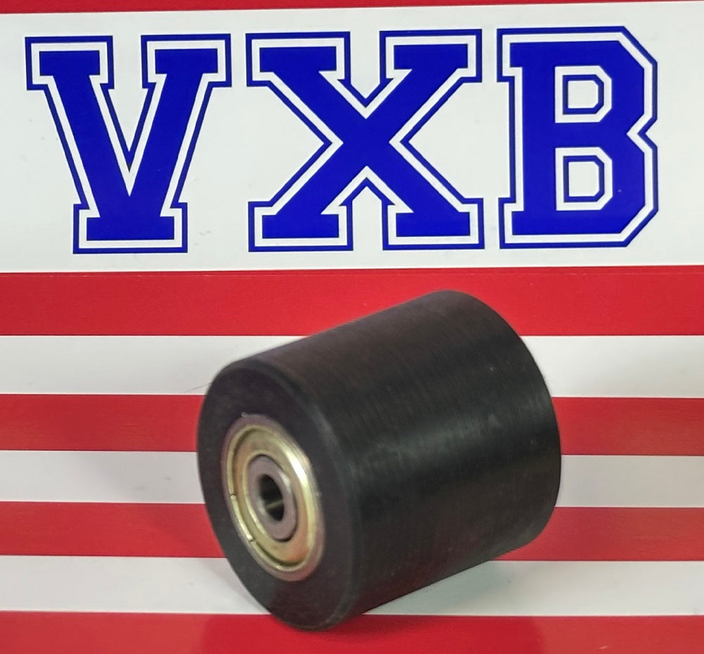 PU5x30x30ZZ Shielded Bearing - Black Polyurethane Tire 5x30x30mm