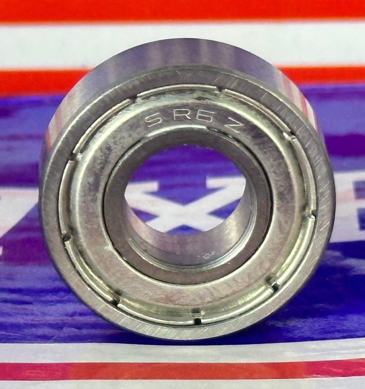 10-Pack SR6ZZ 3/8" x 7/8" x 9/32" Stainless Steel Shielded Bearings