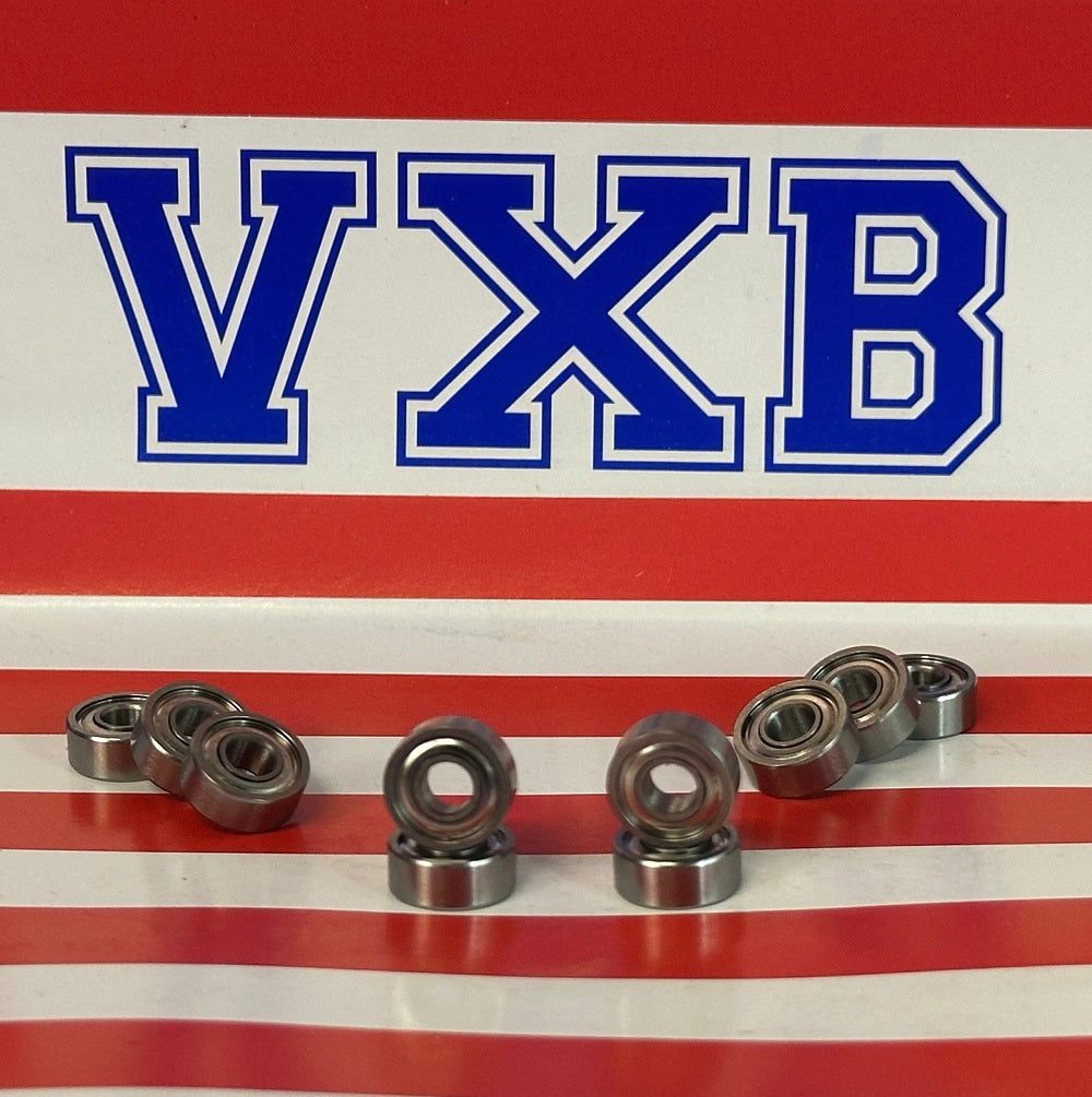 10-Pack 4x10x4mm Stainless Steel Shielded Miniature Bearing