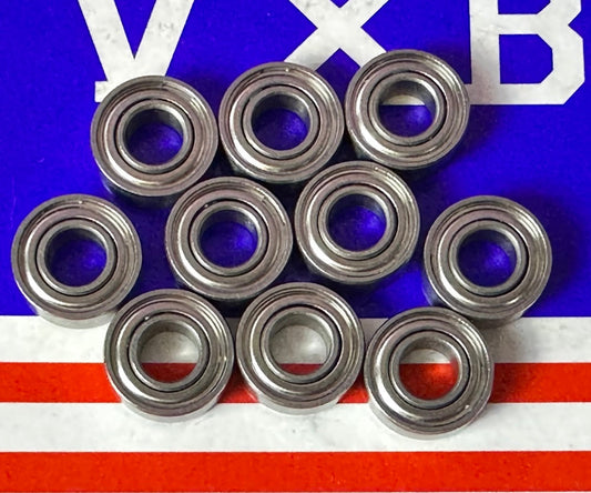 10-Pack Ceramic Bearings 5x11x4 Stainless Steel Shielded ABEC-5 Bearings