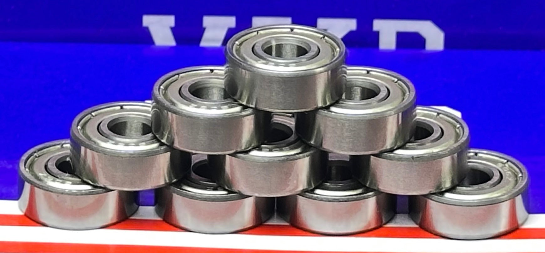 10-Pack 606ZZ 6x17x6mm Double Shielded Miniature Bearing