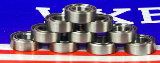 10-Pack Bearings R166ZZ 3/16x3/8x1/8 inch Miniature Bearings