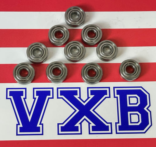 10-Pack S695ZZ 5x13x4 Stainless Steel Shielded ABEC-3 Bearings