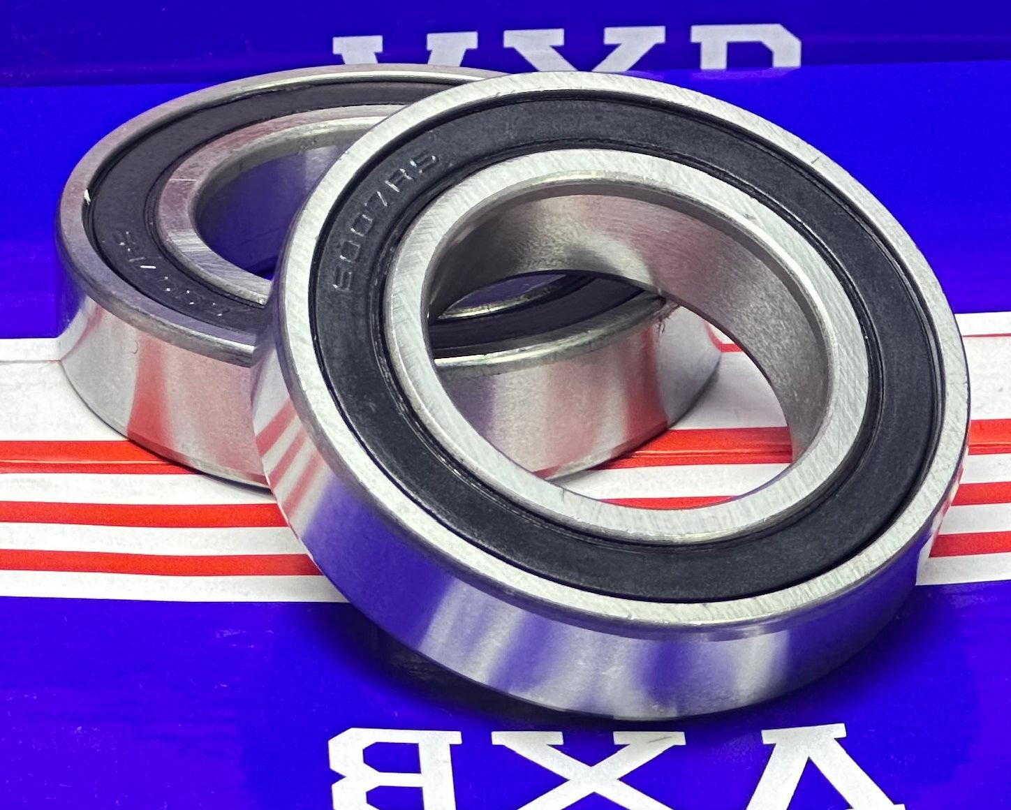 2-Pack 6007-2RS 35x62x14 Bearings