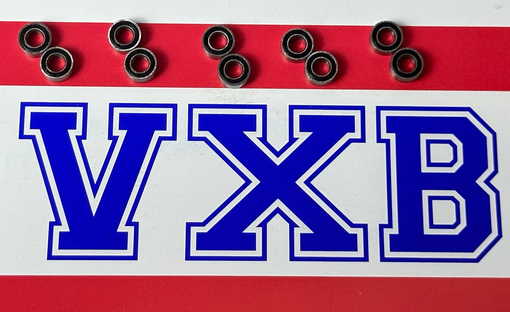 10-Pack 3x6 Sealed 3x6x2.5 Miniature 3mm Bore Bearing