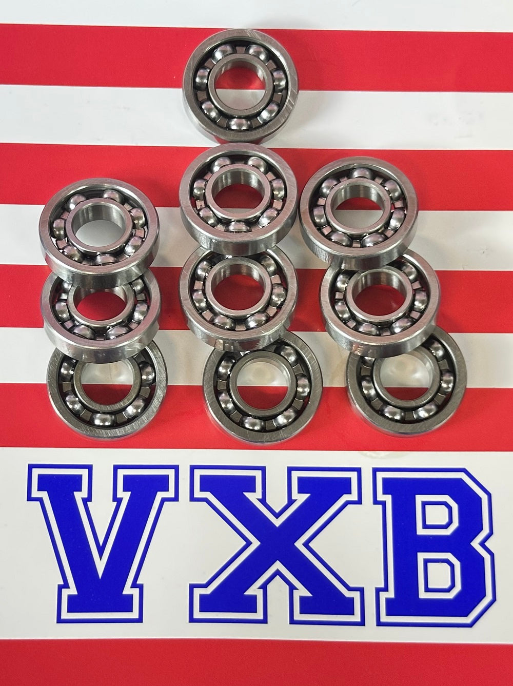 10-Pack R6 Ball Bearings 3/8" x 7/8" x 7/32"