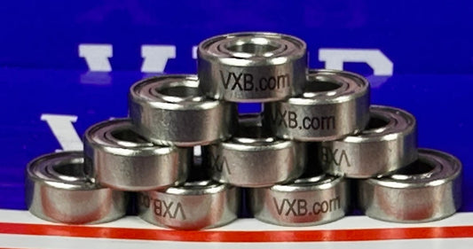 10-Pack ABEC-3 Bearings S686ZZ 6x13x5 Stainless Steel Shielded Bearings