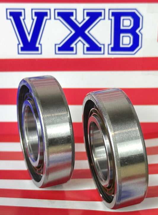 2-Pack Bearings 7206B 30x62x16mm Angular Contact