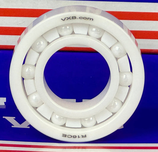 R16 Full Ceramic Bearing - 1" ID x 2" OD x 1/2" Width