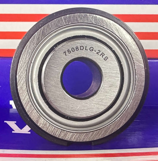 7508DLG-2RS Ball Bearing 1/2" Bore; 1-3/4" x OD. 1/2" - Snap Ring