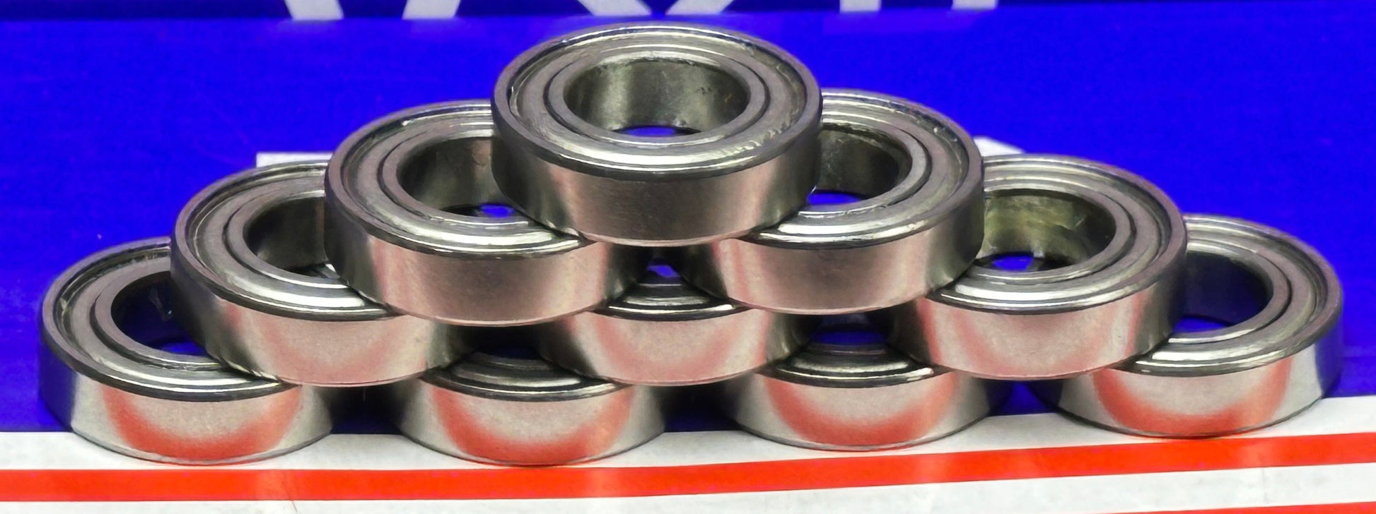 10-Pack S6800ZZ 10x19x5 Stainless Steel Bearing