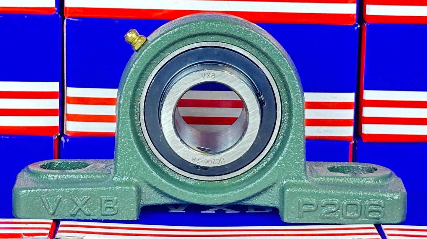 1-1/8 Bearing UCP-206-18 Pillow Block Cast Housing Mounted Bearing