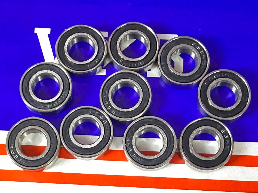 10-Pack Premium 688-2RS 8x16 Sealed 8x16x5 Miniature Bearings