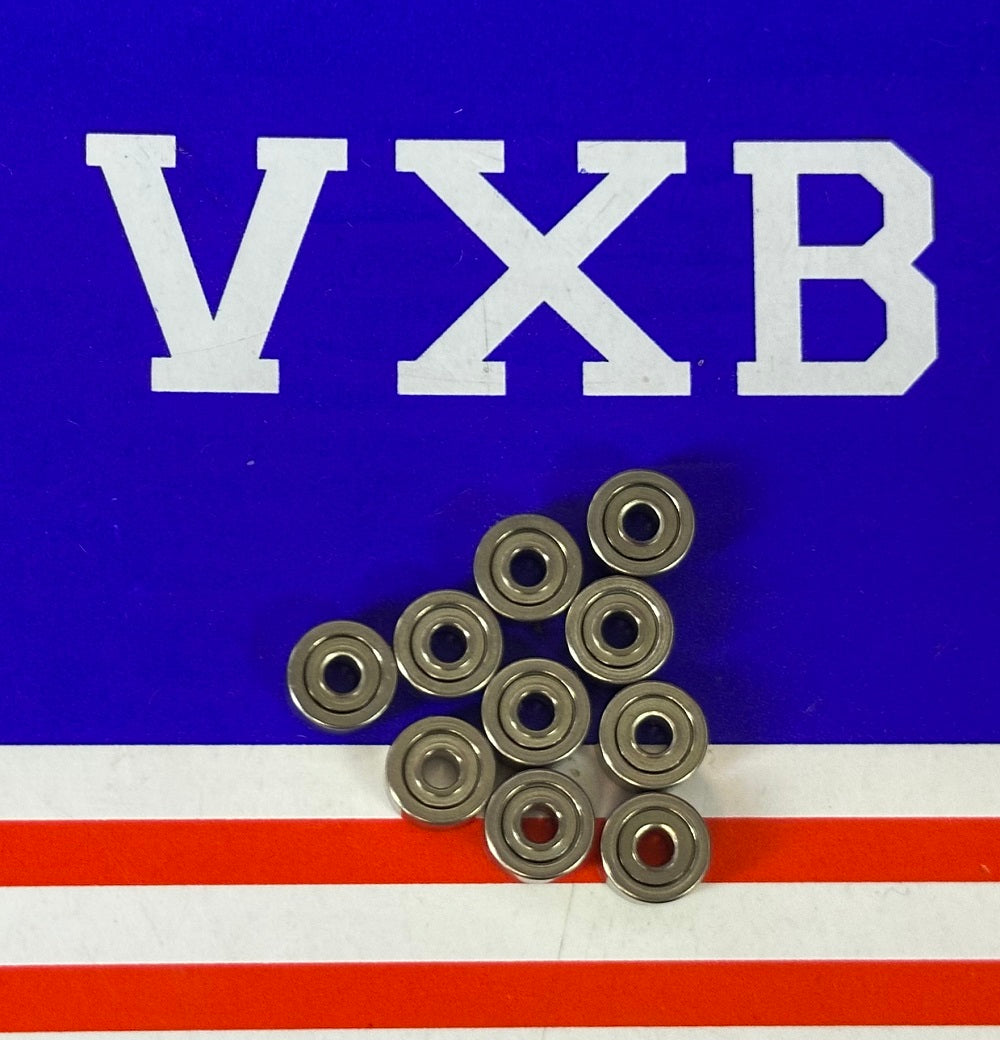 10-Pack 2x6x3 Shielded Miniature Bearing