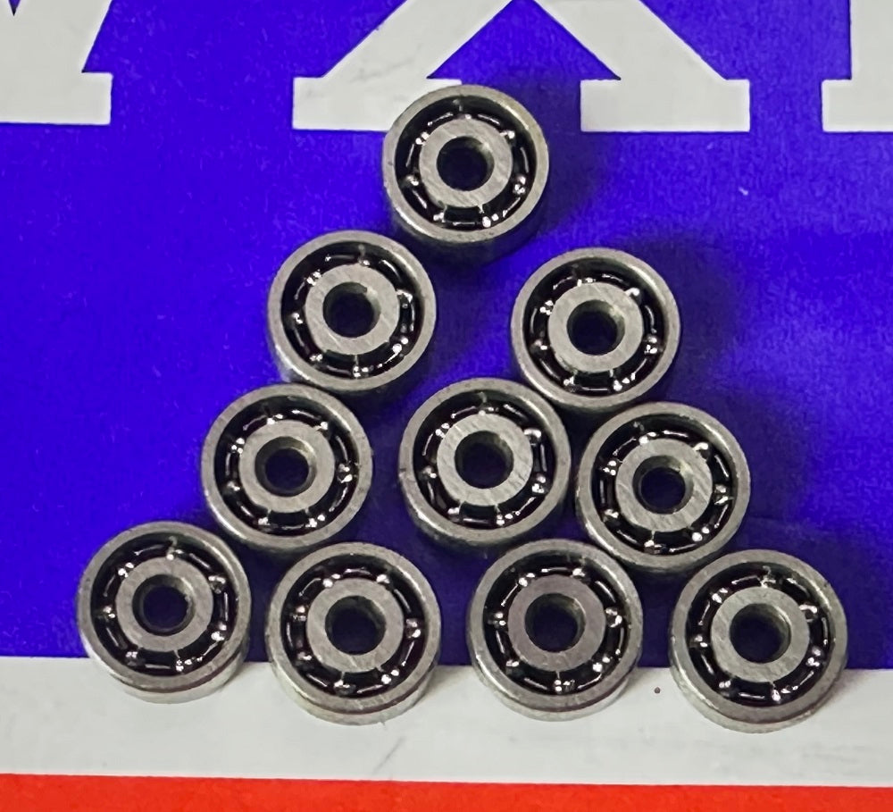 10-Pack 1.5x6 Open 1.5x6x2.5 Miniature Bearing